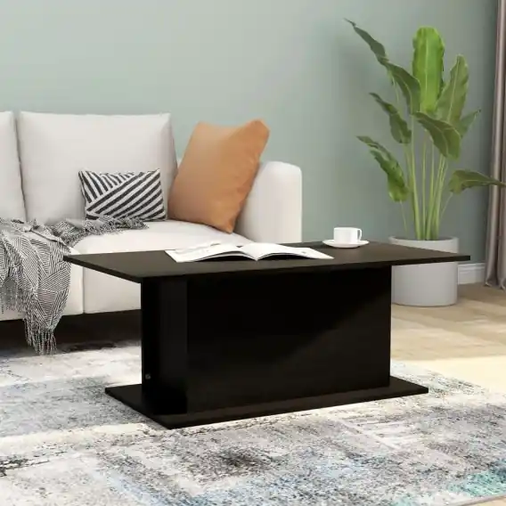 Wysoka jakość VidaXL Stolik kawowy, czarny, 102x55,5x40 cm, materiał drewnopochodny - Hurtownia wielobranżowa Lumarko